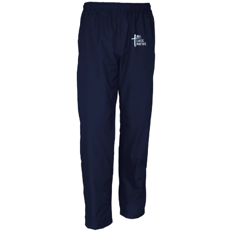 Outspoken Designs 04-02 "All Lives Matter" Men's Designer Wind Pants (Navy)