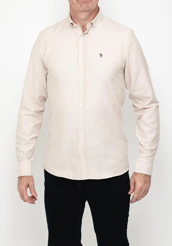 Tom Penn Long Sleeve Shirt, Stone