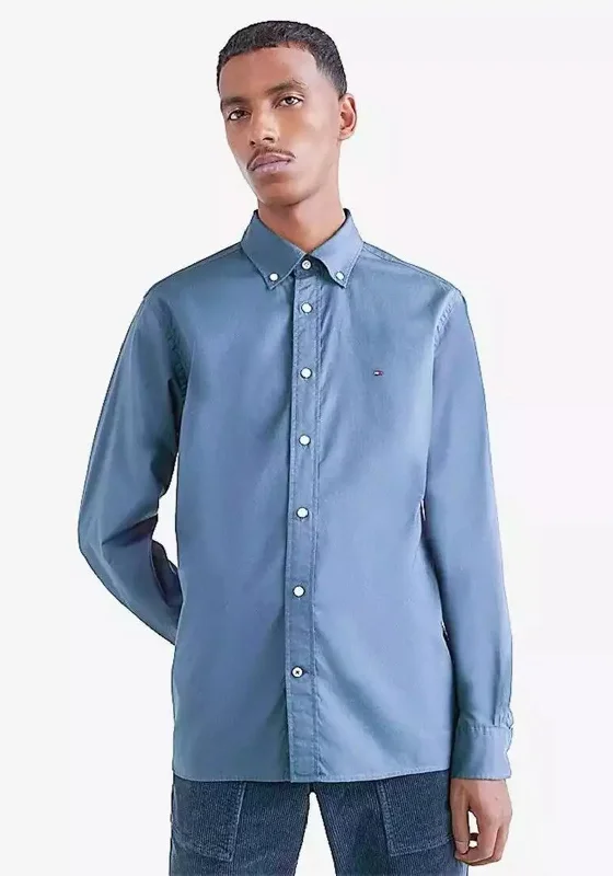 Tommy Hilfiger Button Down Collar Shirt, Cloudy Blue