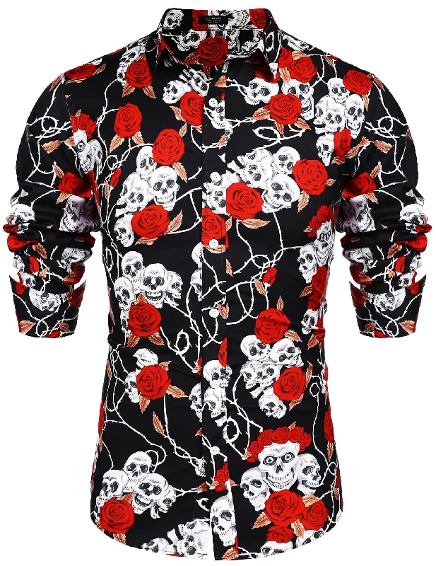 Black:skull print