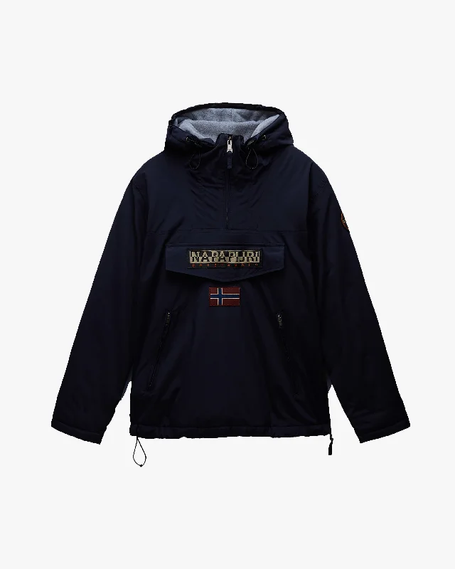 Napapijri Rainforest Pocket 2 Winter Anorak Jacket - Blue Marine