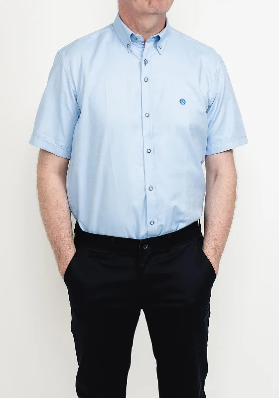 Andre Cox Short Sleeve Shirt, Blue