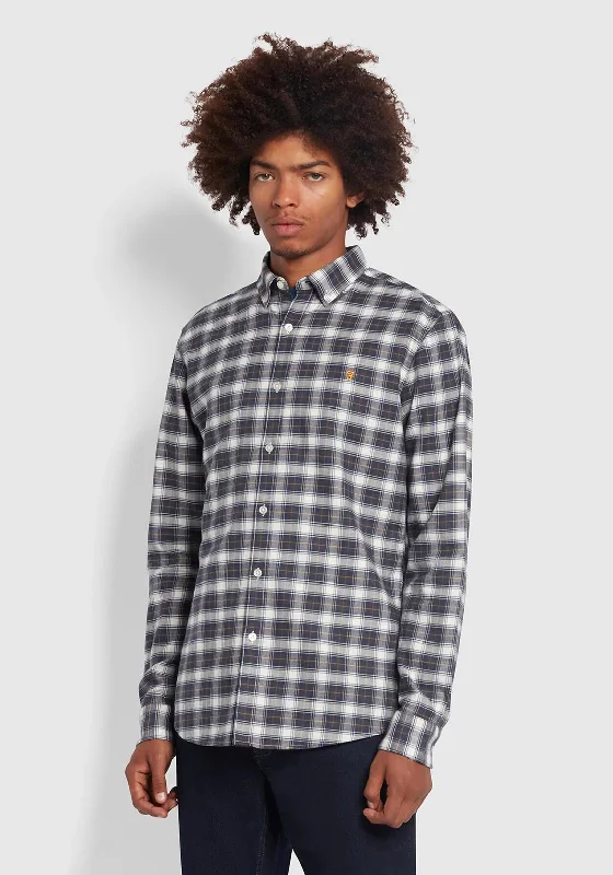 Farah Fraser Check Shirt, Cream