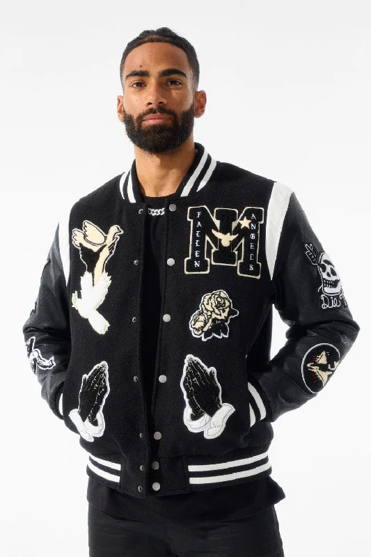 Fallen Angels Varsity Jacket (Black)