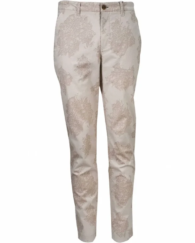 Jack Cutout Oxford Pant In Pumice