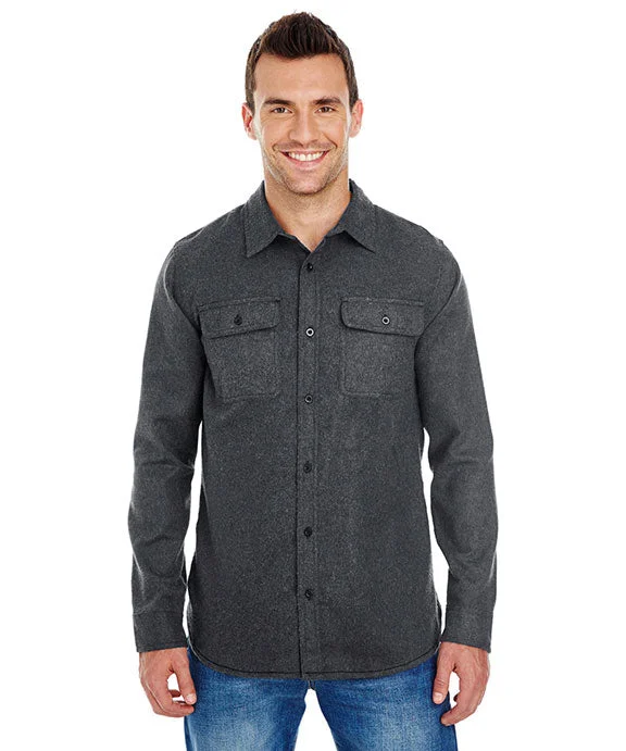 BU8200 - Burnside Mens Solid Flannel Shirt