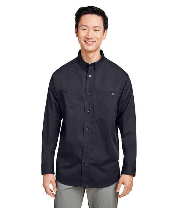 M585L - Harriton Mens Advantage IL Long-Sleeve Workshirt