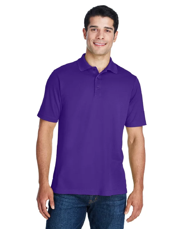 Core 365 Origin Mens Performance Pique Polo Shirt | Campus Purple