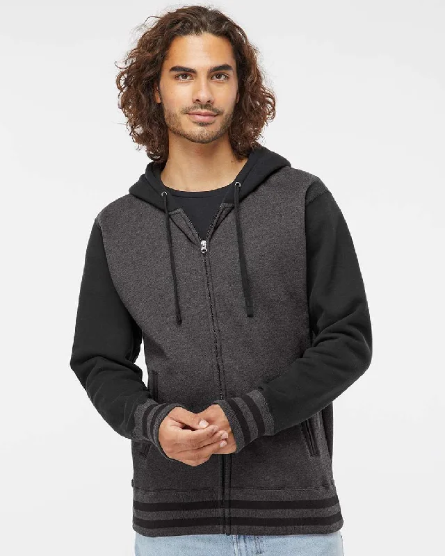 Heavyweight Varsity Full-Zip Hooded Sweatshirt