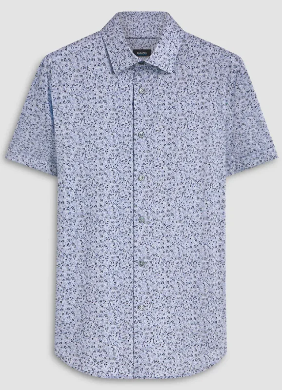 ZB9195S Bugatchi Oooh Cotton Sky Short Sleeve