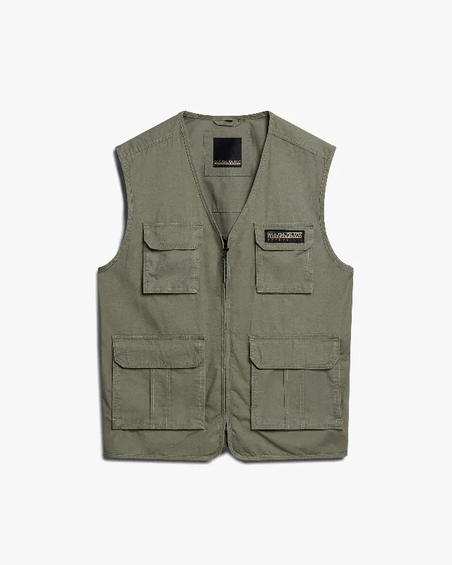 Napapijri Colden Vest - Green Lichen