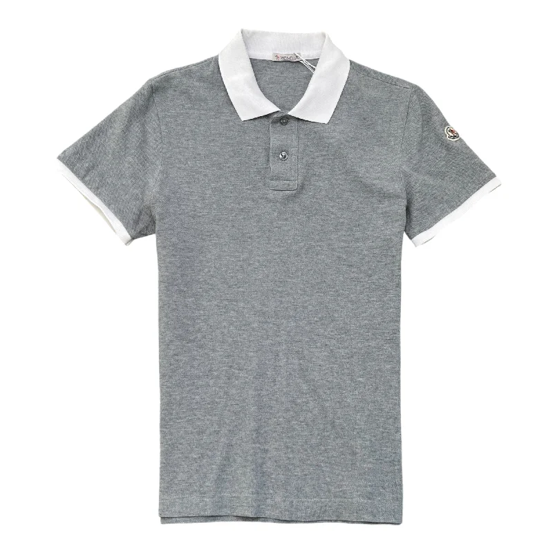 Men's Maglia Polo Shirt Grey Size S