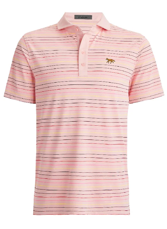 G/Fore Multi Stripe Tech Pique Polo