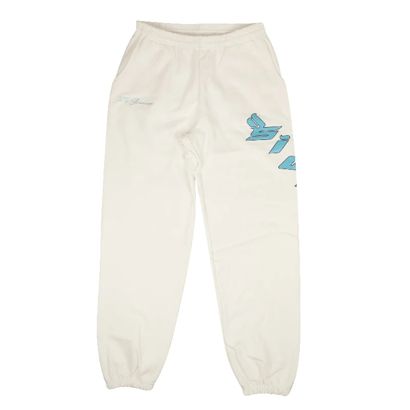 Sicko X 375 Sweatpants - White/Light Blue