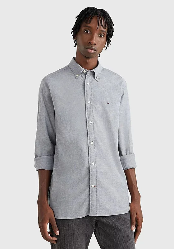 Tommy Hilfiger TH 1985 Flex Oxford Shirt, Desert Sky