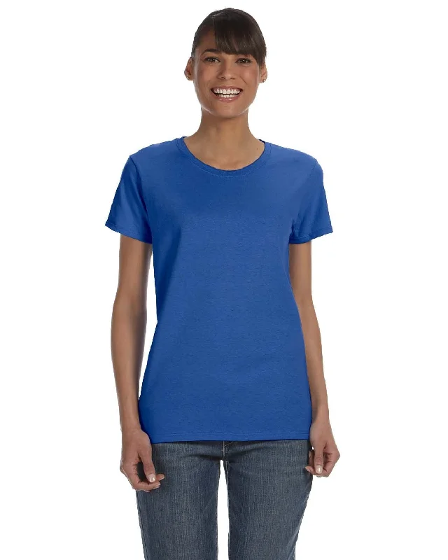 Gildan Ladies Lightweight 100% Cotton T-Shirt | Royal