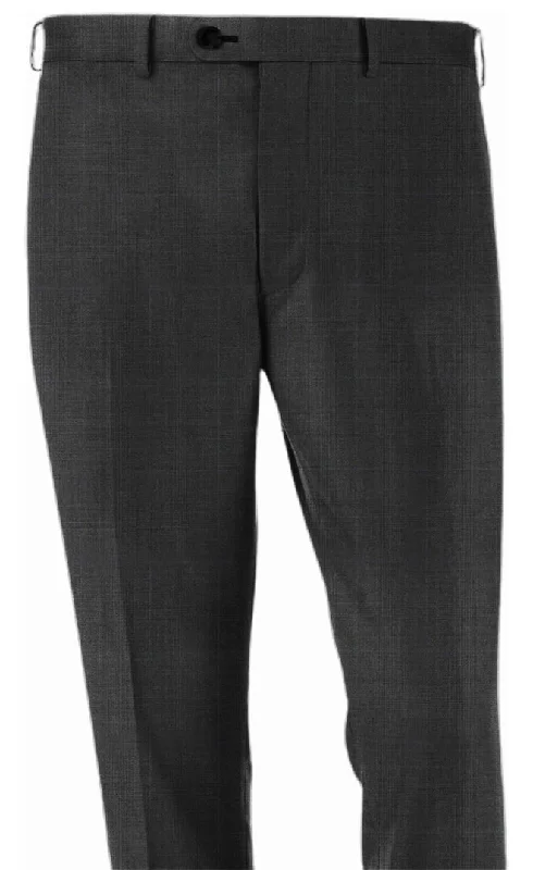 Dark Grey Prince Of Wales Pants