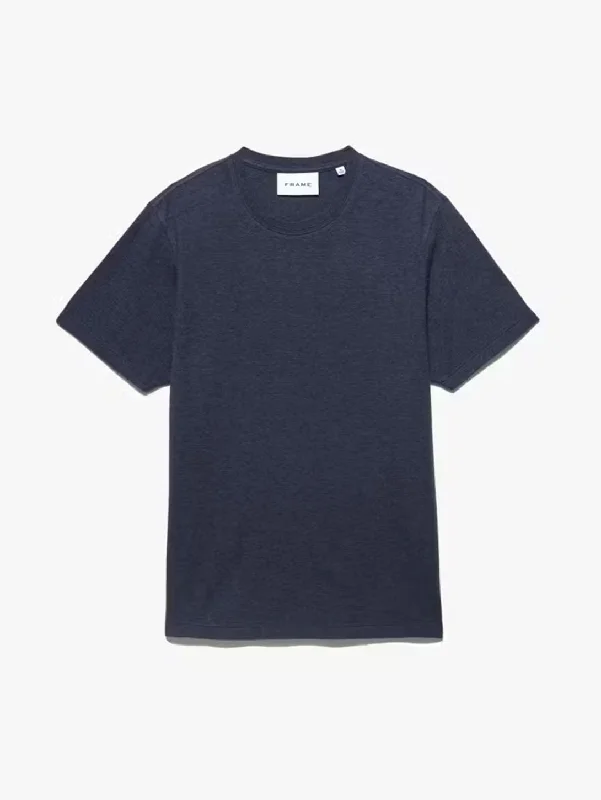 Duo Fold Tee - Heather Dark Blue