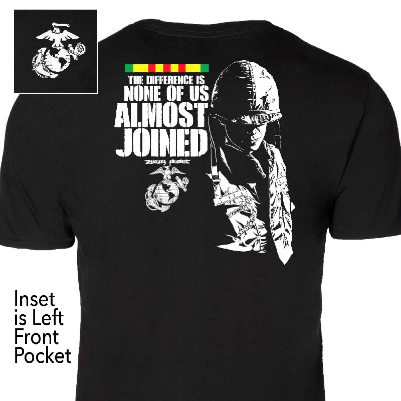 Almost Joined Back With Front Pocket T-shirt