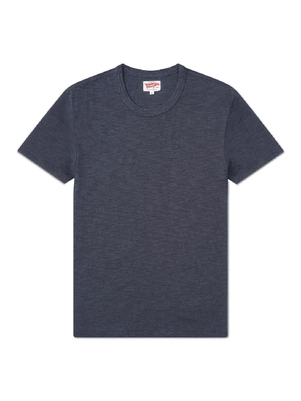 Short Sleeve Slub Tee - Indigo