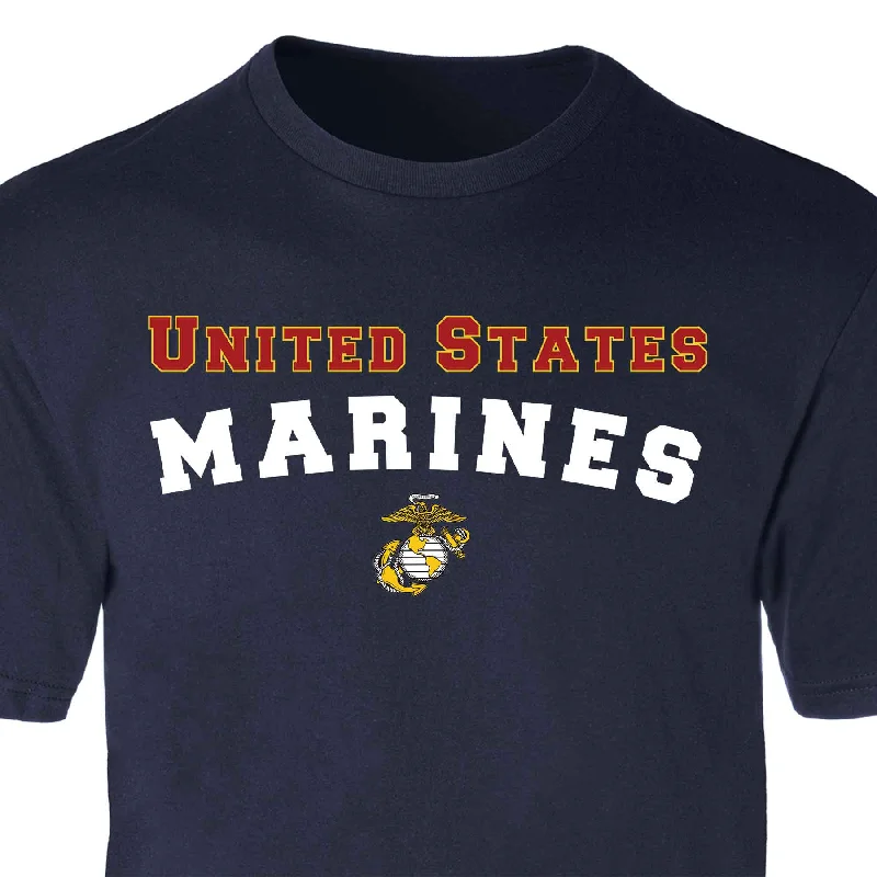 United States Marines T-Shirt in Red, White, Blue