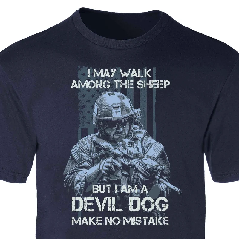 Devil Dog Make No Mistake Full Front T-shirt