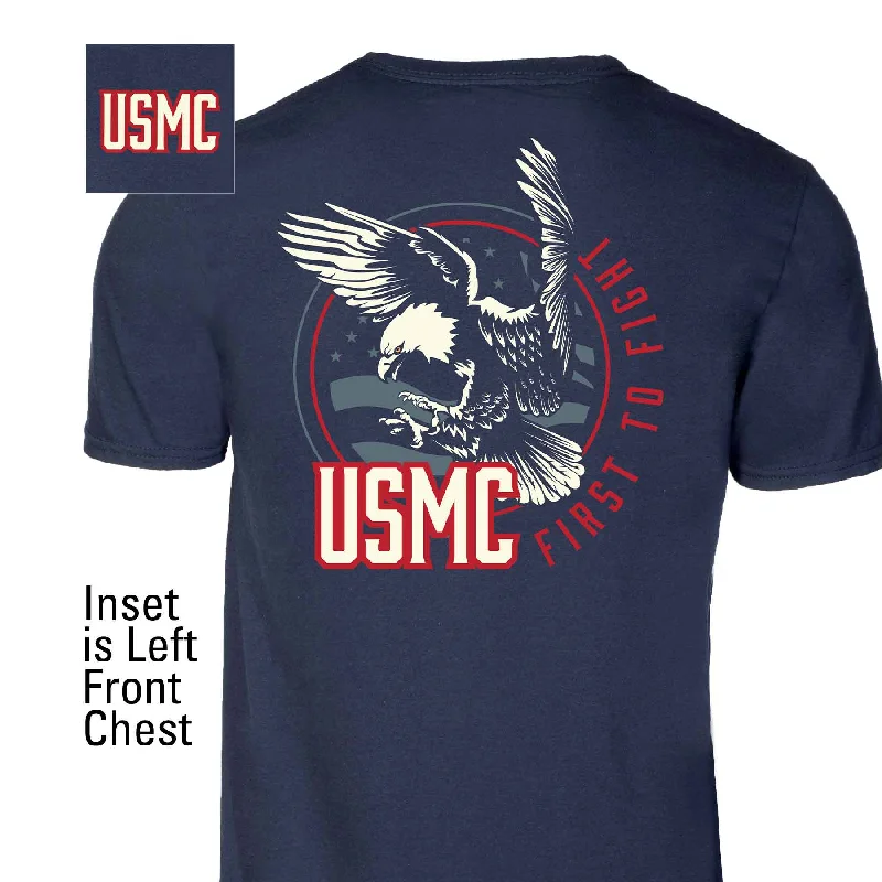 First To Fight Eagle T-shirt