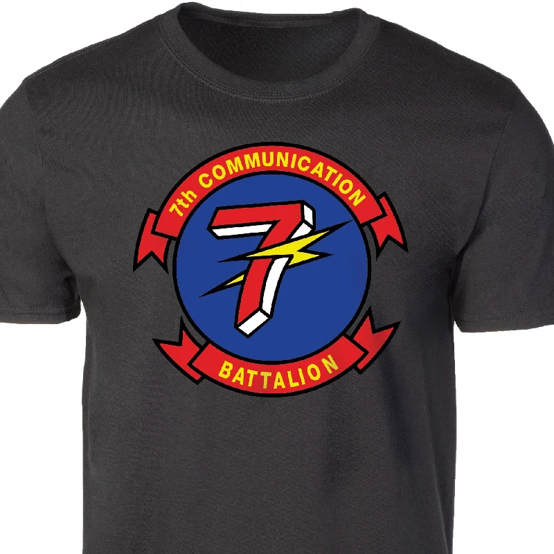 7th Communication Battalion Patch T-shirt