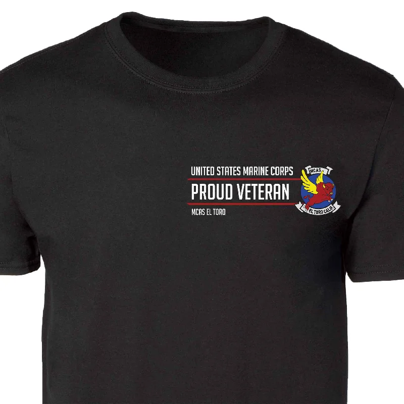 MCAS El Toro Proud Veteran Patch Graphic T-shirt