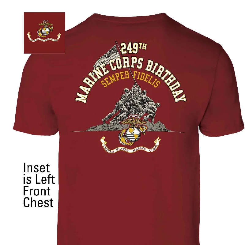 USMC 249th Birthday T-shirt- Back