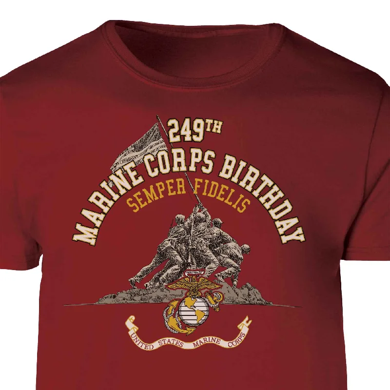 USMC 249th Birthday T-shirt - Front