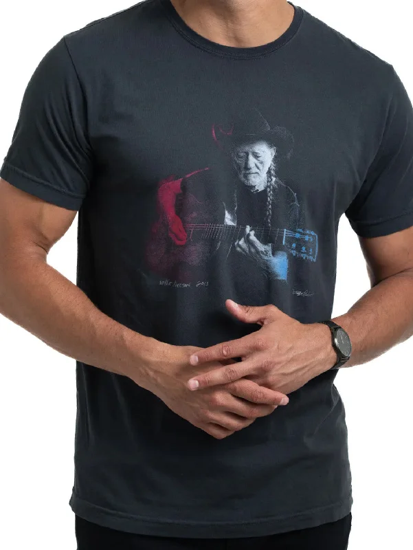 Willie Nelson Tee - Vintage Black